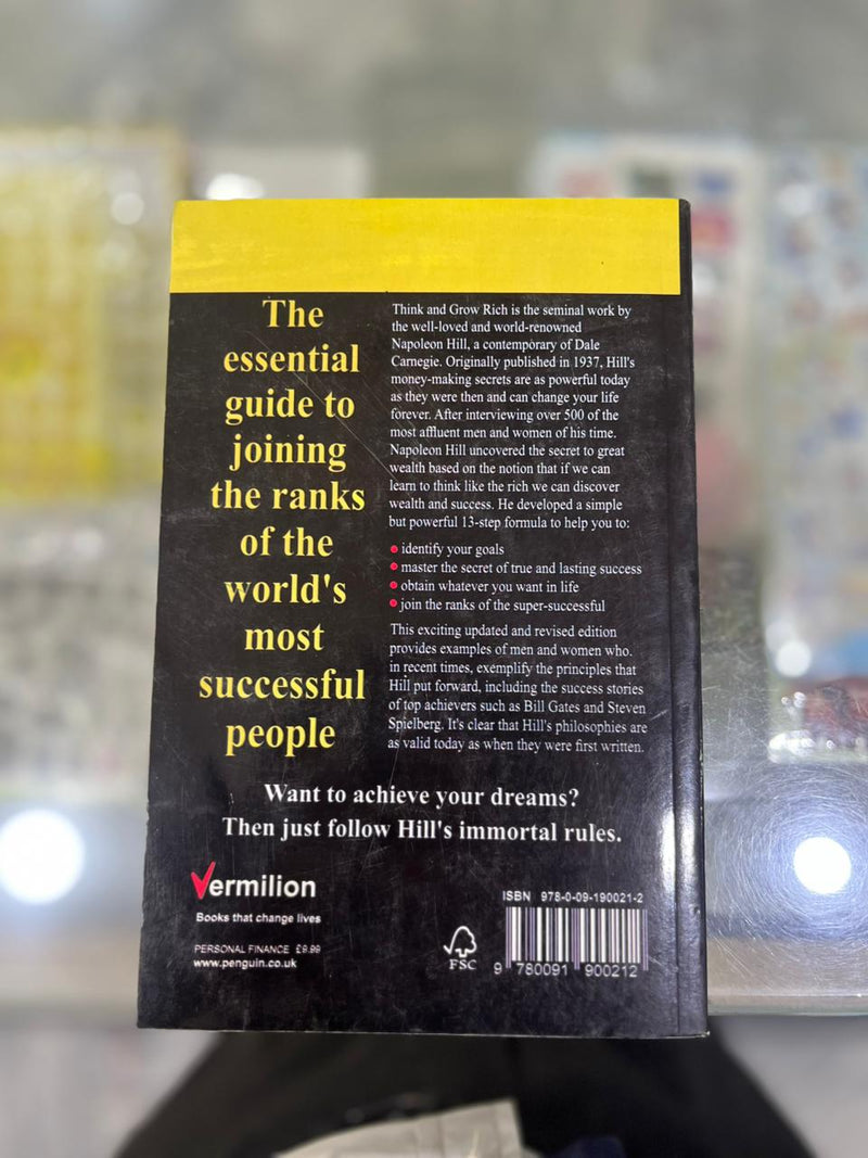 Think and Grow Rich by Napoleon Hill (Paperback)