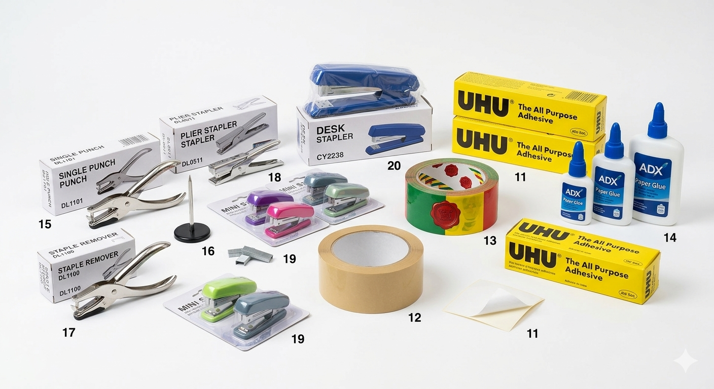 Staples & Adhesives