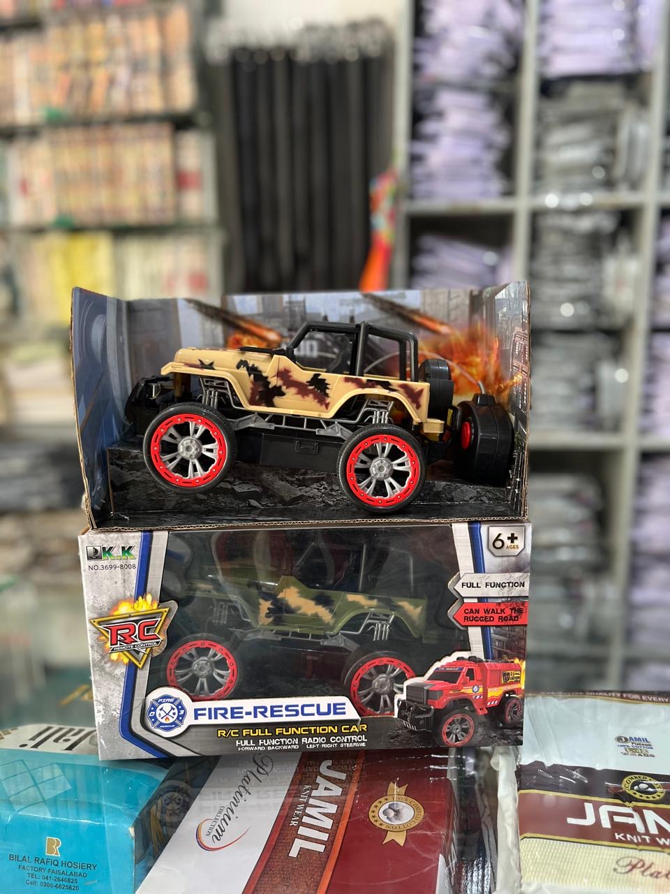 Remote Control Off-Road Camo Jeep Toy