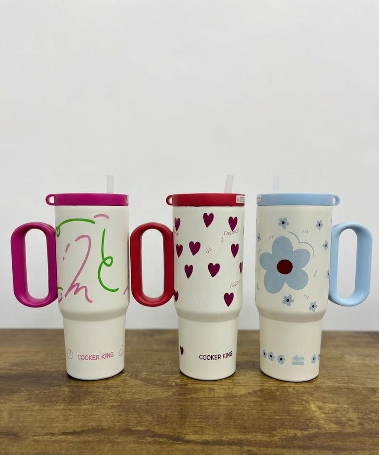 Insulated Travel Tumbler with Handle