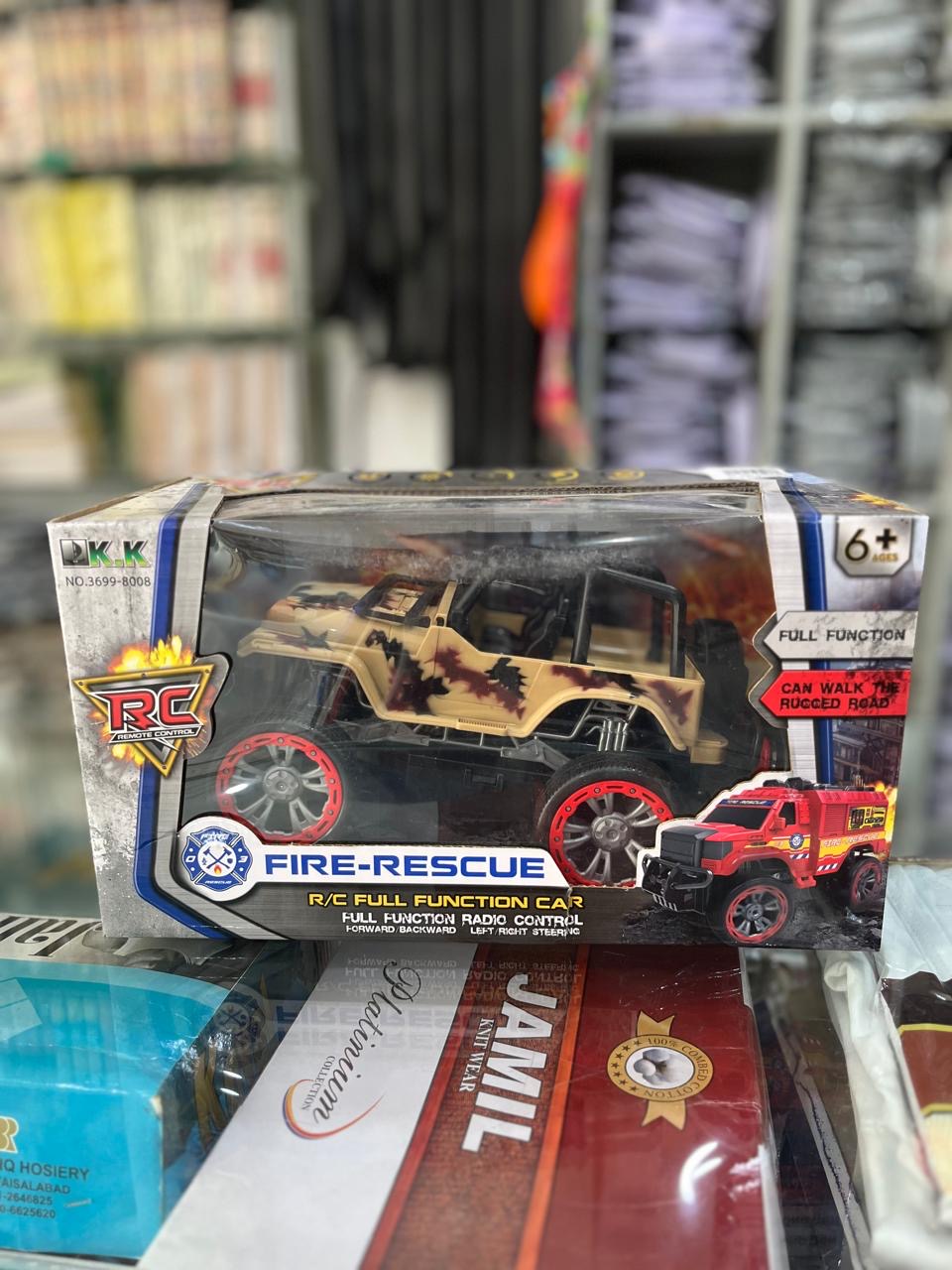 Remote Control Off-Road Camo Jeep Toy