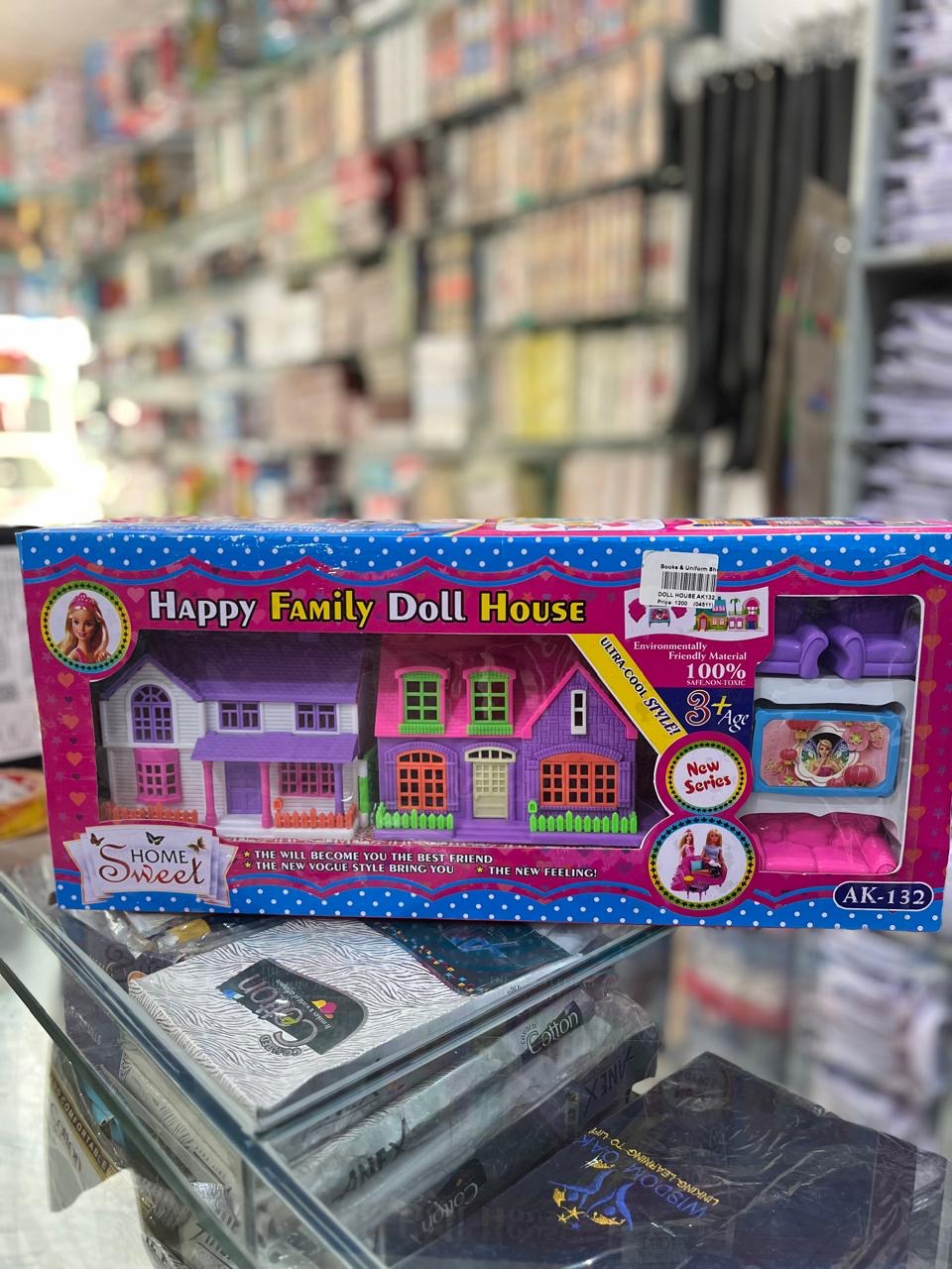 Happy Family Doll House – Kids Dollhouse Play Set