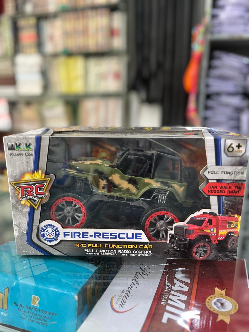 Remote Control Off-Road Camo Jeep Toy