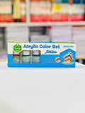 Acrylic Color Set (6 Colors + 1 Palette + 1 Artist Brush)