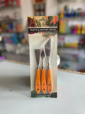 Palette & Painting Knives Set (3 Pcs – Sizes 0, 5, 14)