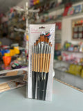 Glaze Indigo Artist Brush Set (10 Pcs)