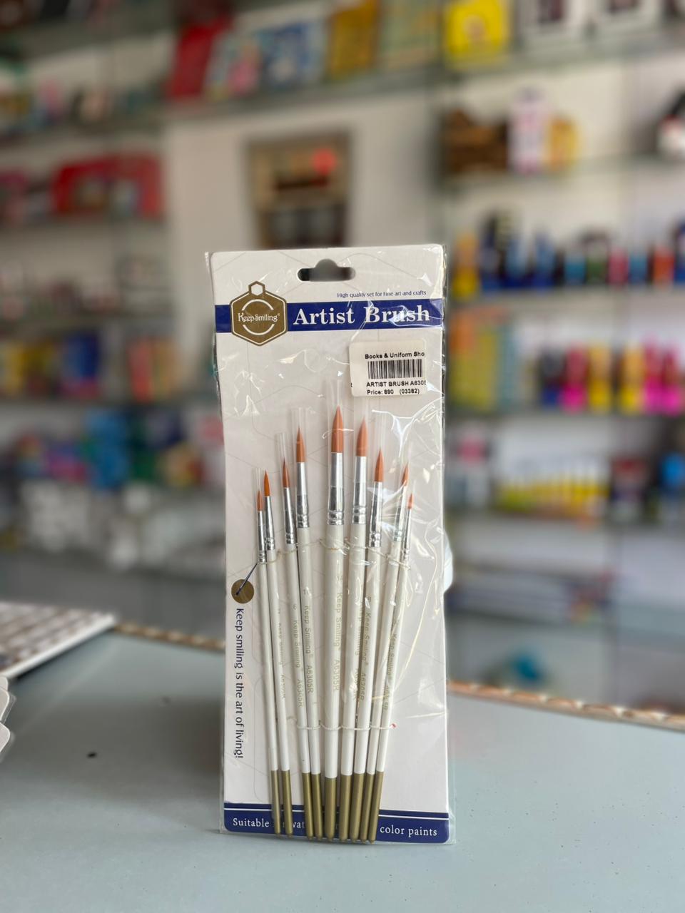 Round Artist Brush Set (9 Pcs) A6305R