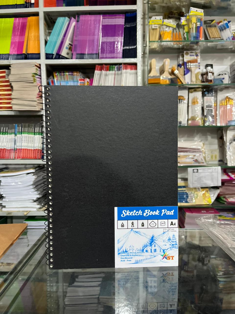 A4 Sketch Book Pad – 210 × 297 mm Premium Drawing Paper