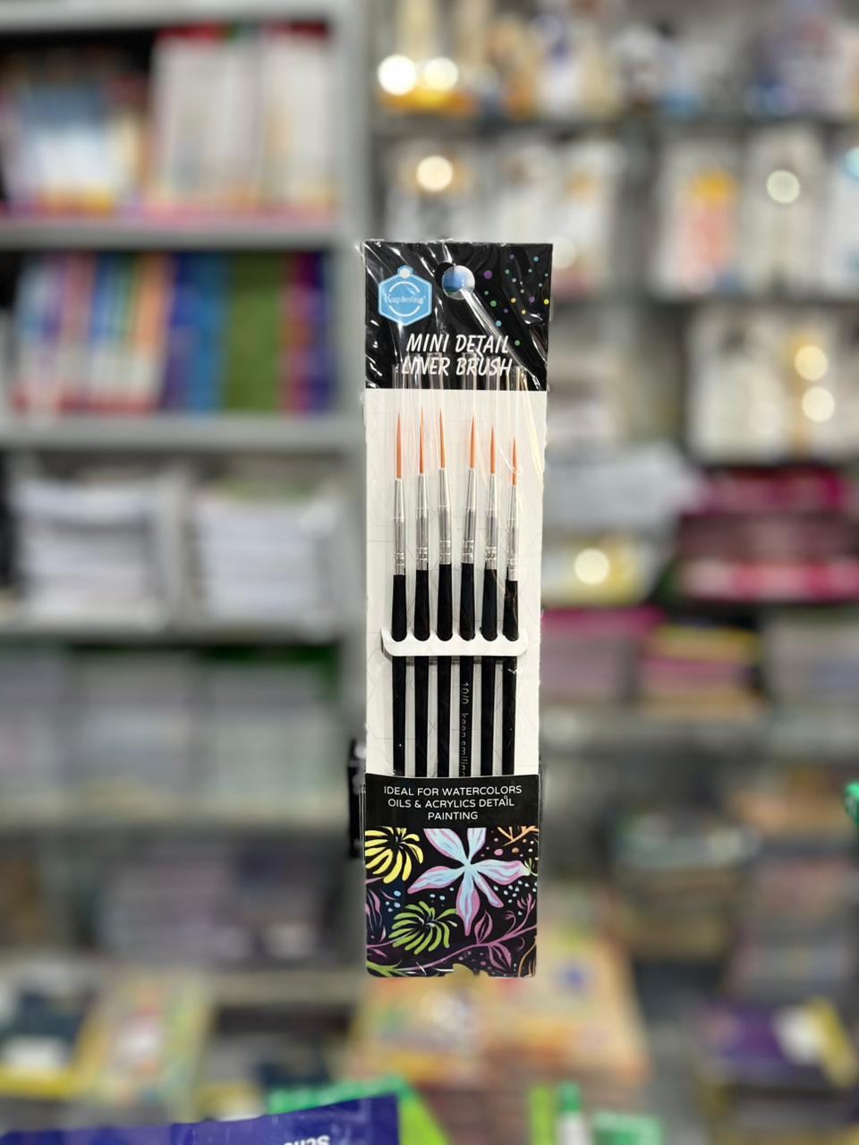 Mini Detail Liner Brush – Precision Painting Tool