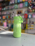 YOGO "A Nice Day" Stainless Steel Water Bottle – Premium Insulated Sipper Bottle with Carrying Loop (Lime Green)