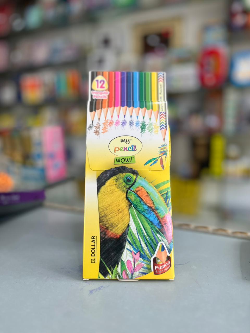 Dollar My Pencil WOW – 12 Triangular Pencils Pack