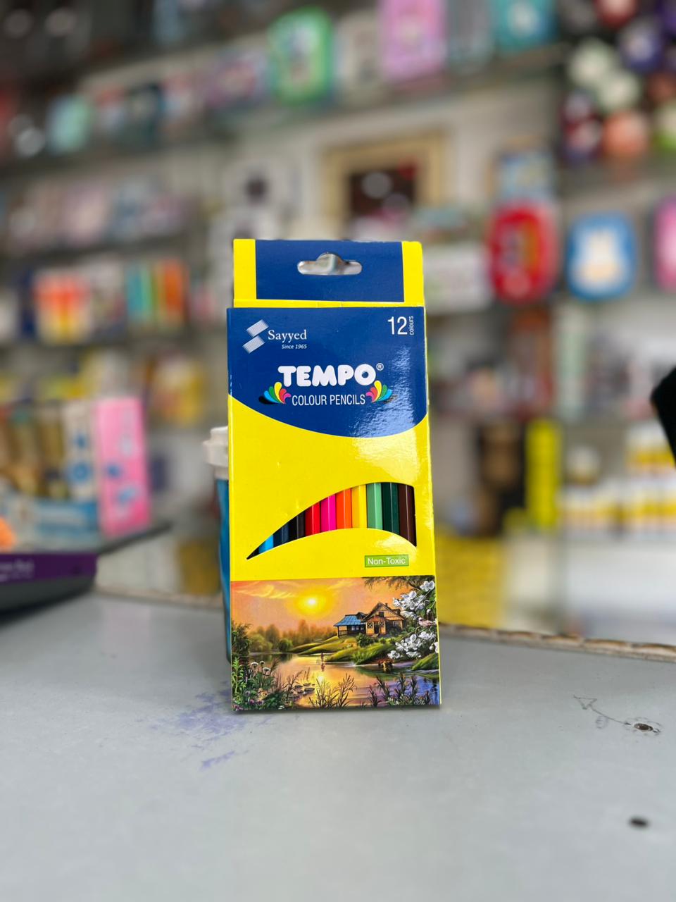 Sayyed TEMPO Colour Pencils – 12 Colours Pack