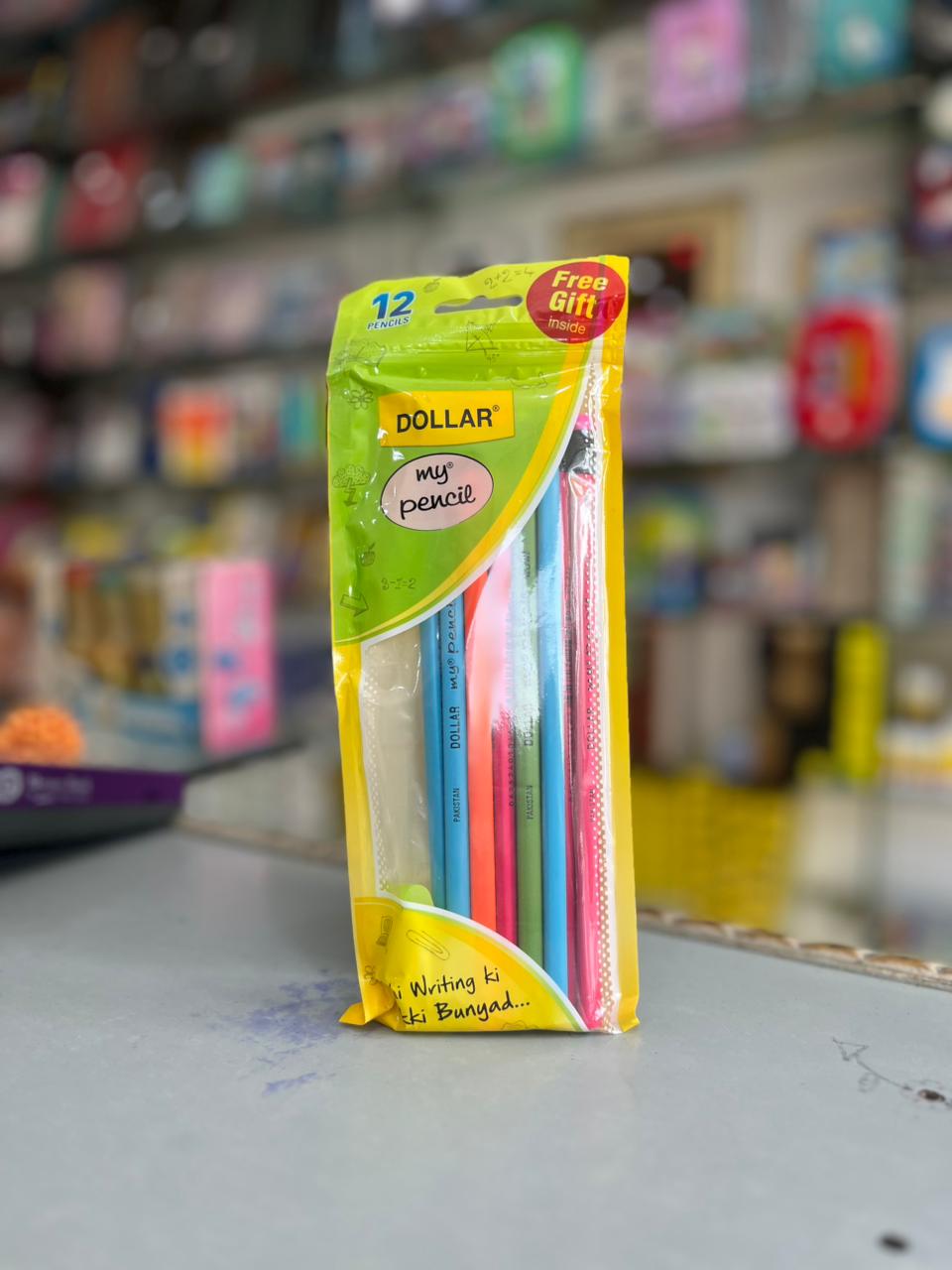 Dollar My Pencil – 12 Pencils Pack