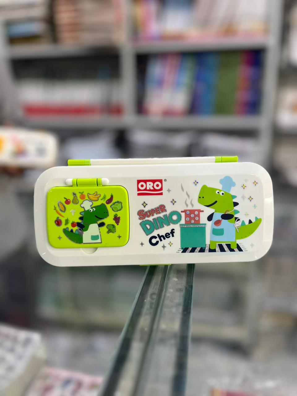 ORO Kids Dual-Sided Magnetic Pencil Box with Built-in Mirror & Comb