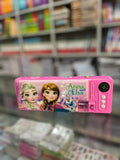 Anna & Elsa Kids Magnetic Geometry Box with Built-in Sharpener