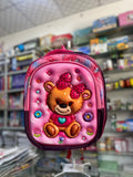 Cute Teddy Bear 3D Hard Shell School Bag for Girls
