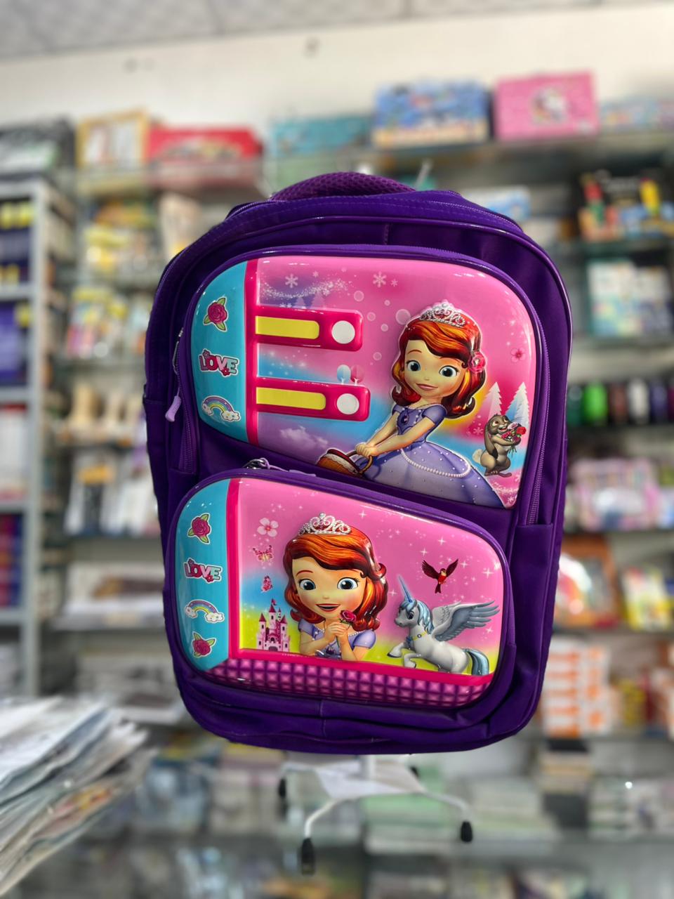 Disney Sofia the First 3D Hard Shell School Bag for Girls