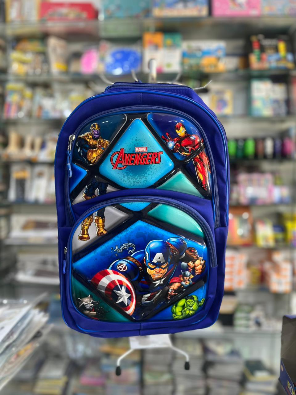 Marvel Avengers 3D Hard Shell School Backpack for Boys