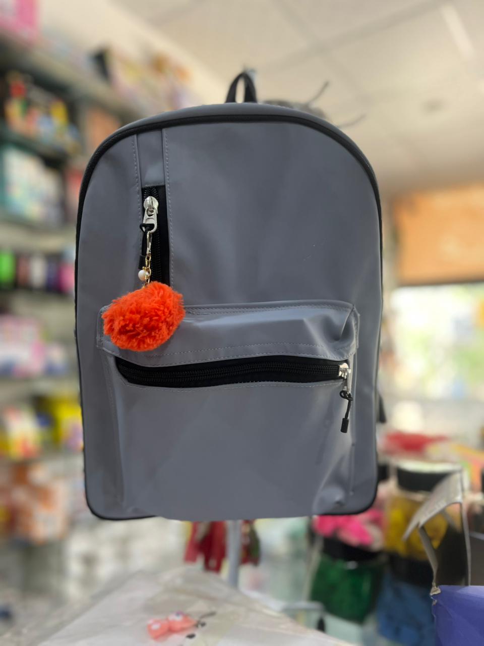 Urban Casual Grey Backpack – Waterproof College & Travel Bag