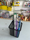 Sleek Metallic Fountain Pen with Silver Accents – Modern Executive Series