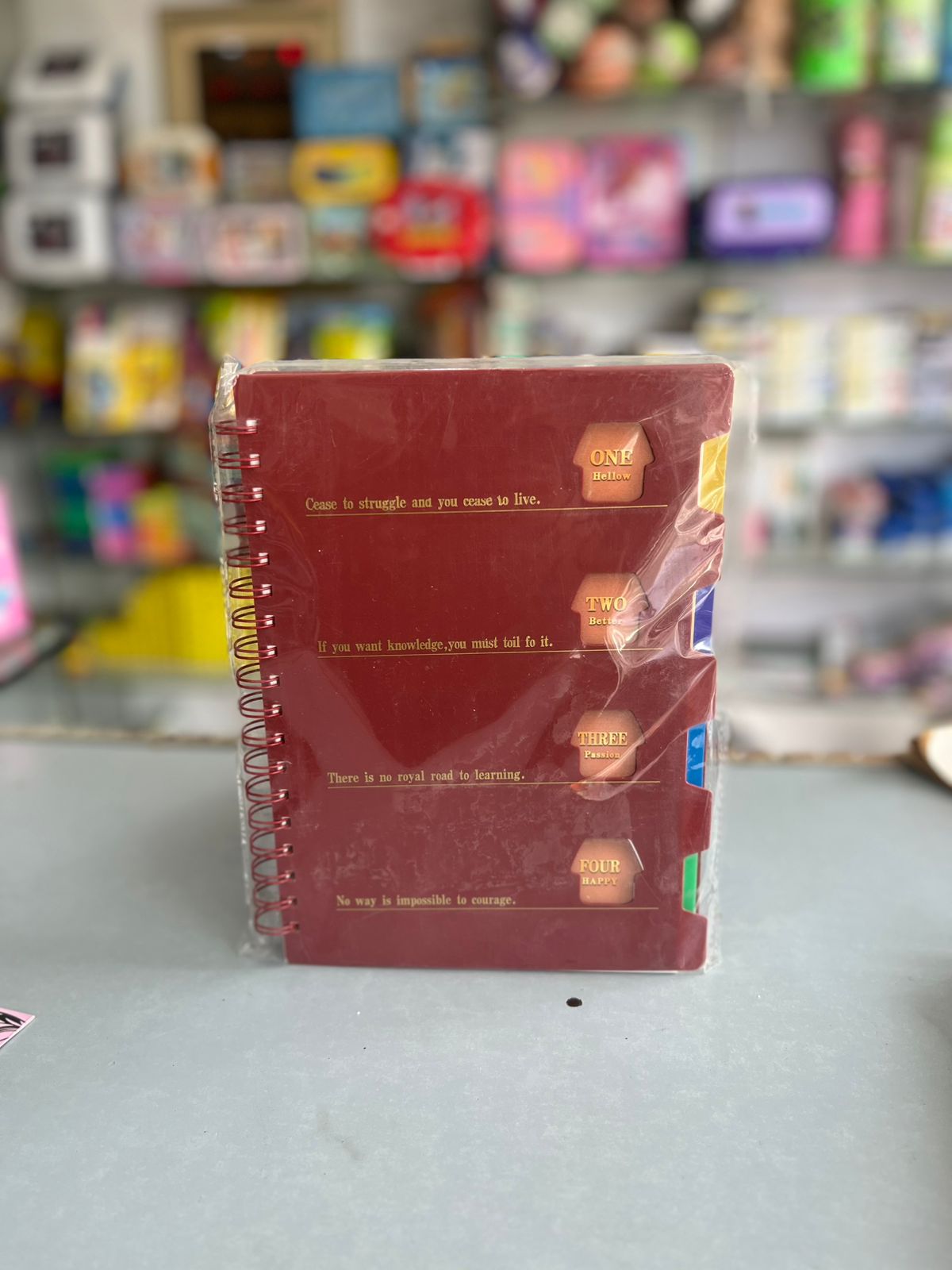 Premium B5 Multi-Subject Spiral Journal with Quote Dividers