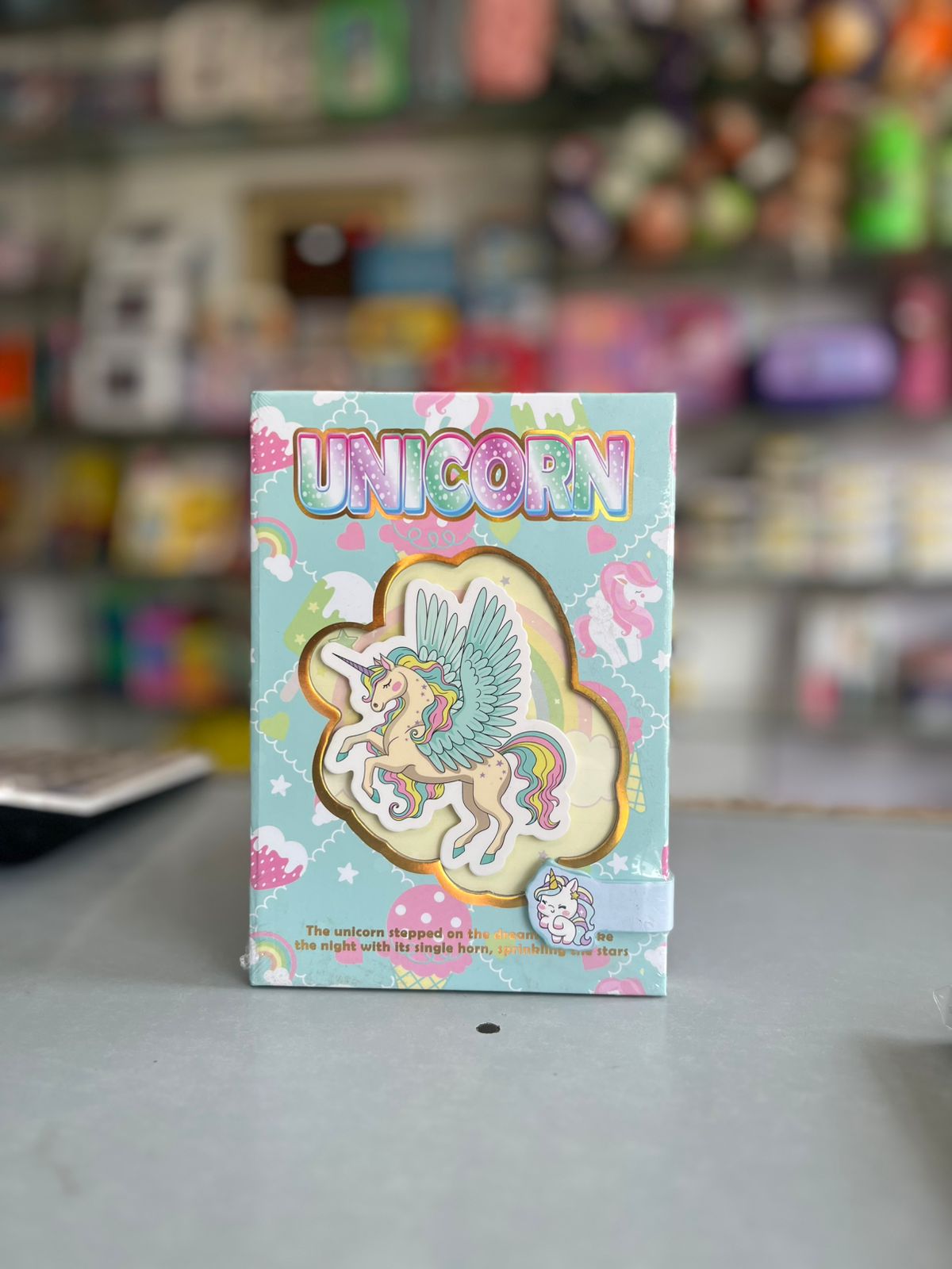 Cute Magical Unicorn Premium Magnetic Closure Diary