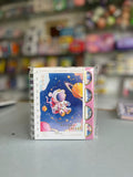 Cute Astronaut Record Galaxy Mini Spiral Diary