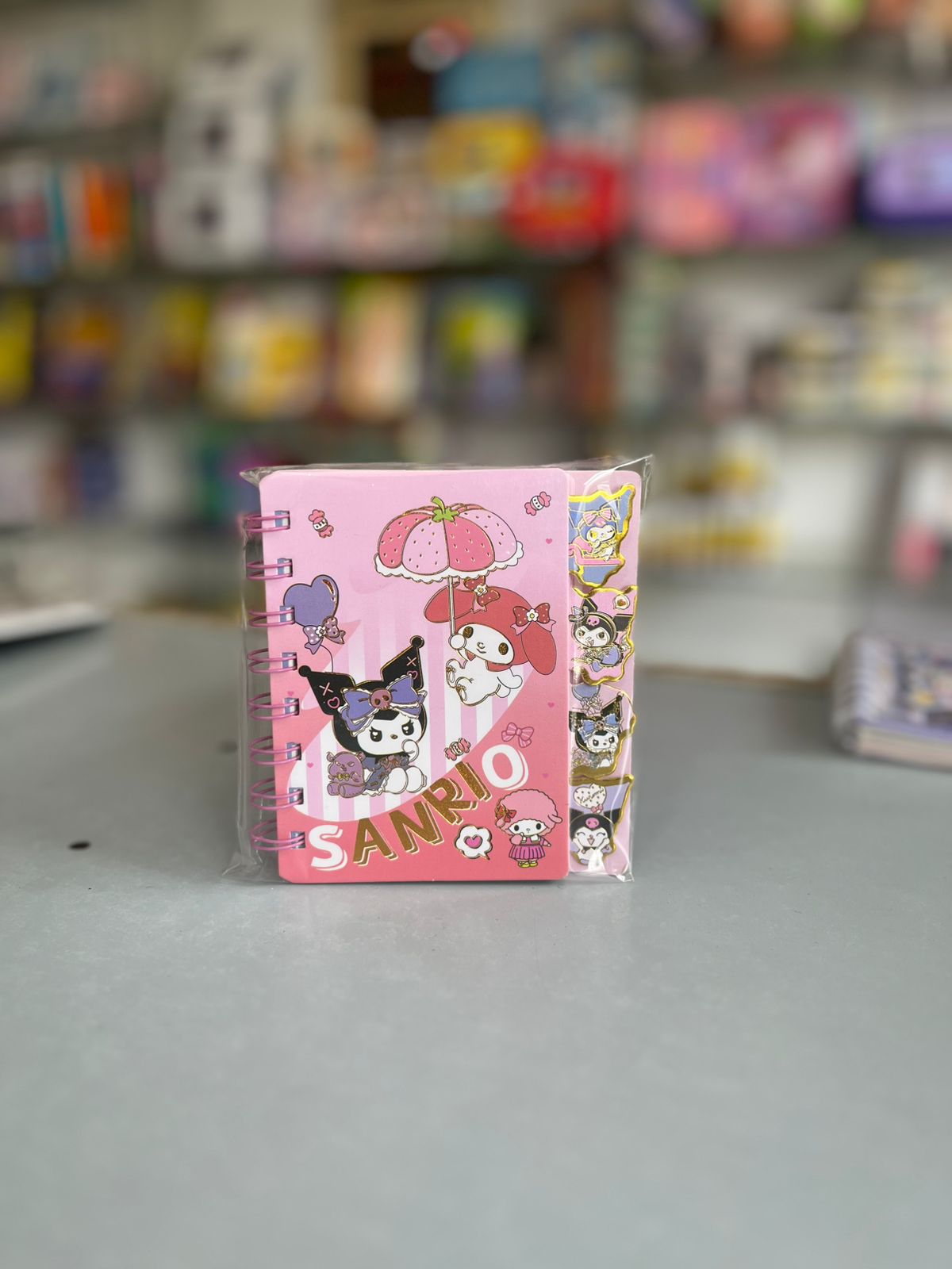 Cute Sanrio Friends Pink Mini Spiral Diary