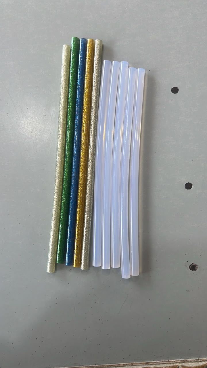 Professional Hot Melt Glue Gun & Multi-Color Glue Sticks Kit