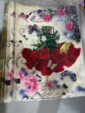 Premium Floral Print A4 Stick Files