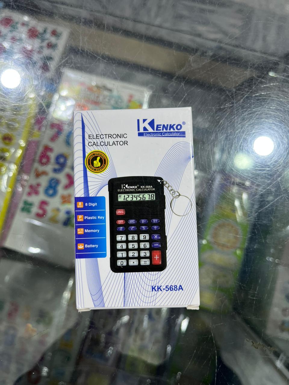 KENKO KK-568A Portable 8-Digit Keychain Calculator