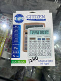 CITIZEN SDC-3822C 12-Digit Check & Correct Calculator