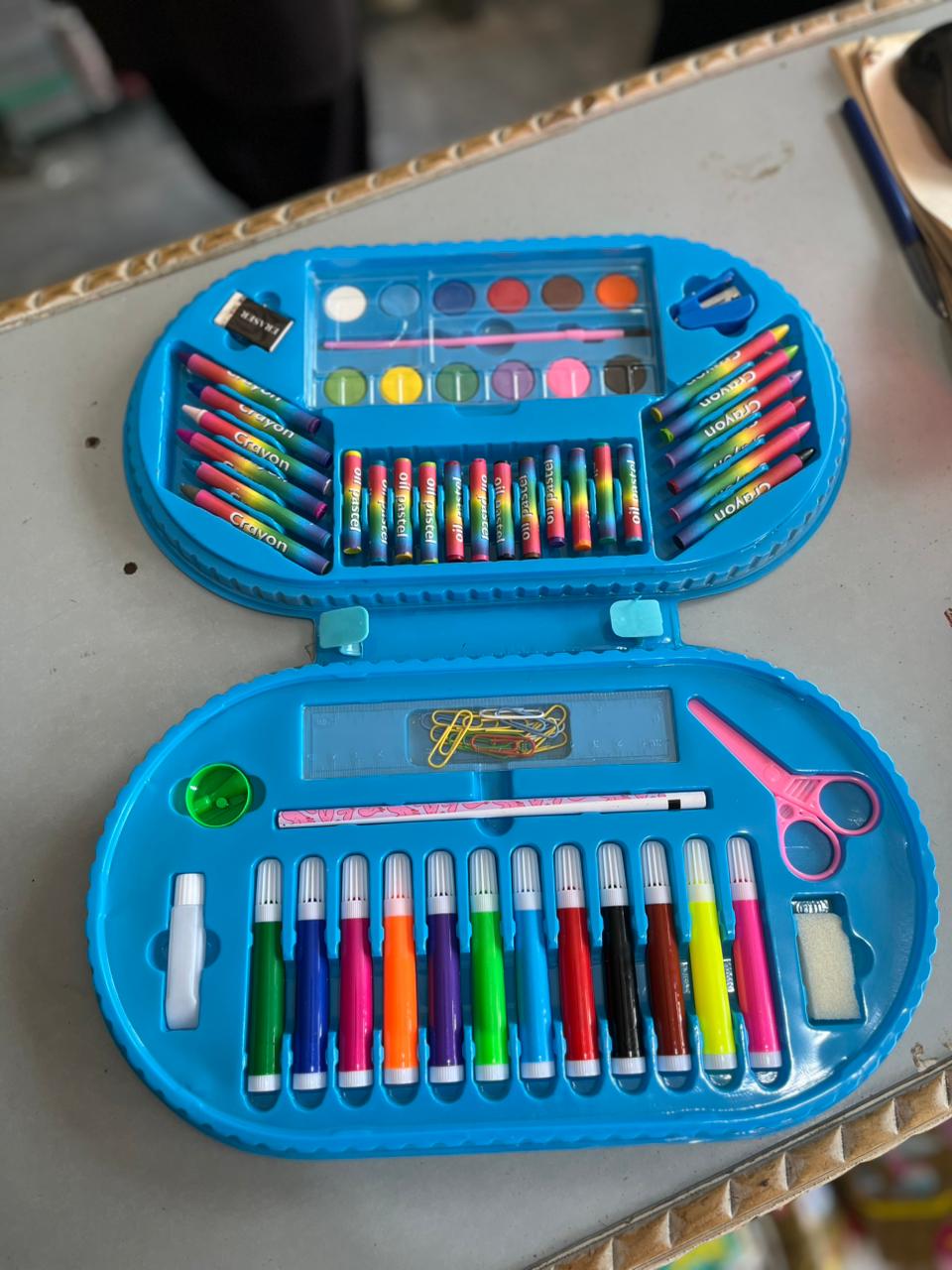 75-Piece Kids Super Mega Art Set Suitcase