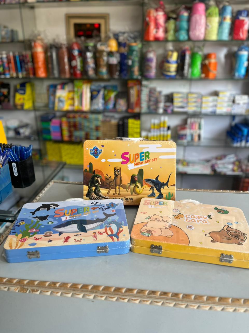 Deluxe Wooden Hardcase Mega Art Set for Kids