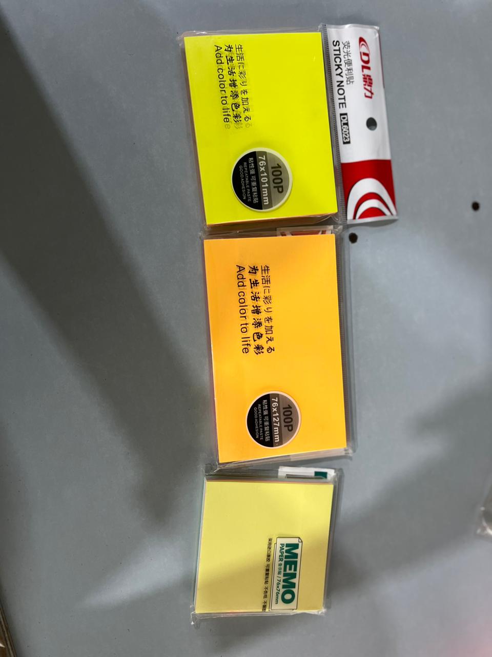 Deli Neon Vibrant Sticky Notes