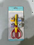 Kids Craft Punch & Zig-Zag Decorative Scissor Set (KM-8603)