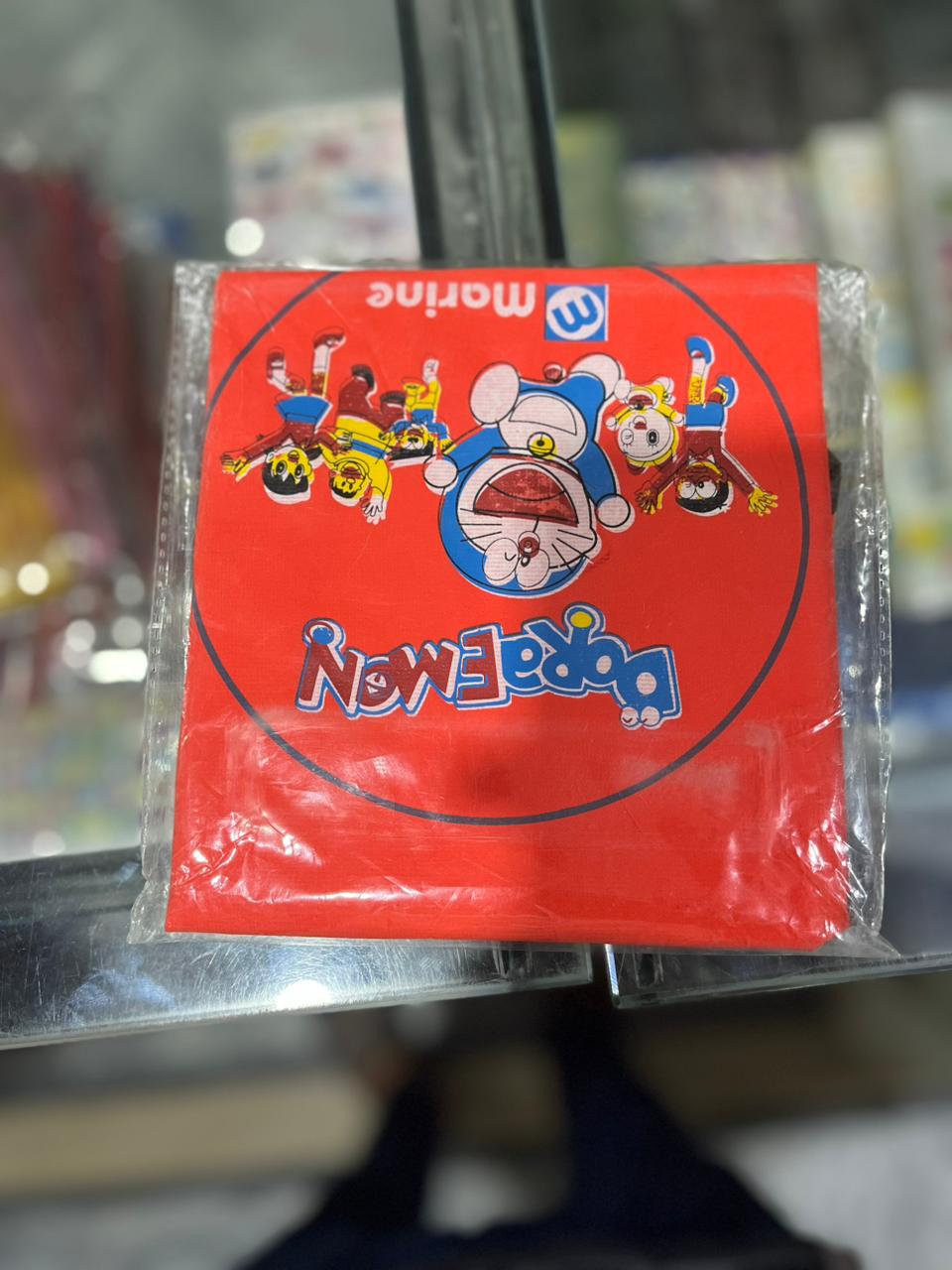 Doraemon Waterproof Baby Apron with Sleeves – Art & Mealtime Bib