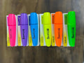 Dollar Neon Highlighter Chisel Tip (5mm) – Pack of 10 / Custom Mix Pack