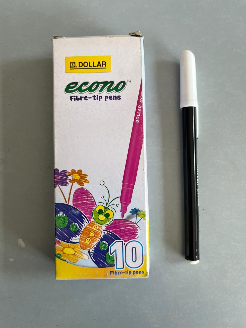 Dollar Fibre-Tip Marker 10 pcs