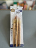 Keep Smiling 6 Pcs Premium Professional Artist Fan Brush Set (A6088)