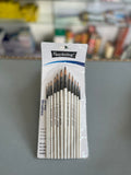 Keep Smiling 12-Piece Professional Round Artist Paint Brush Set (A6075R)