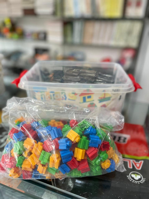 500-Piece Tik Tak Interlocking Building Blocks Toy Set