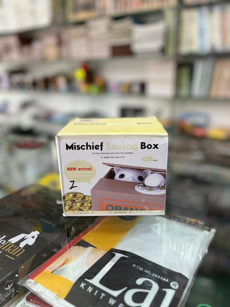 Mischief Saving Box – Electronic Stealing Coin Cat Money Bank