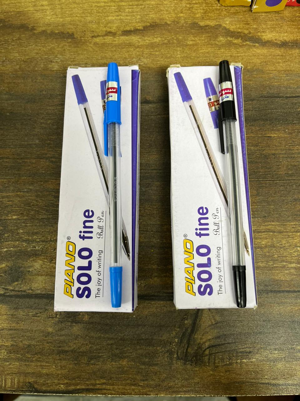 Piano SOLO fine Ball Pen – (Pack of 10 Pcs Each Color)