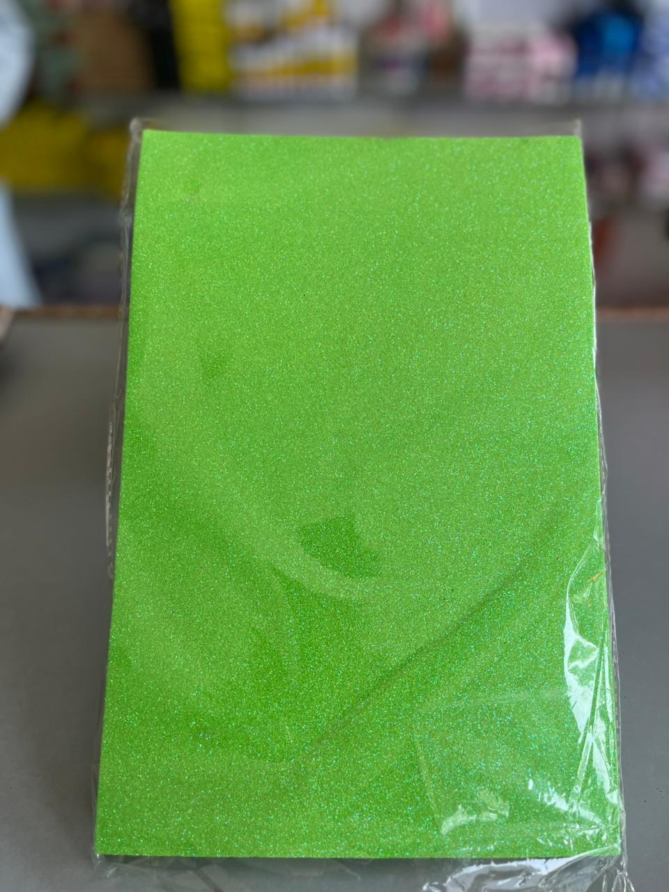 Self-Adhesive Glitter EVA Foam Sheets – Pack of 100 ( Also Customization)