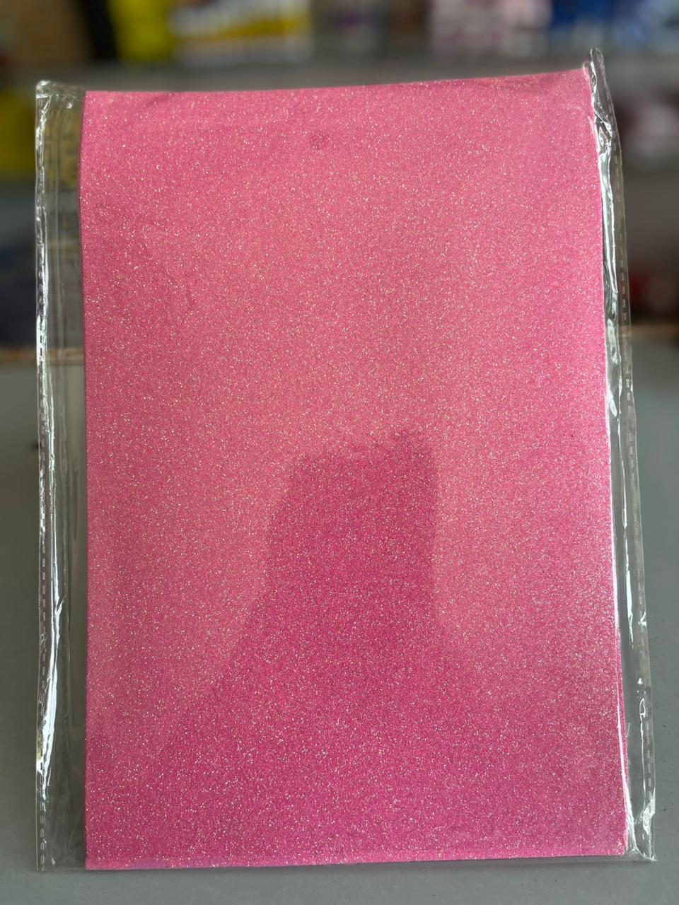 Self-Adhesive Glitter EVA Foam Sheets – Pack of 100 ( Also Customization)