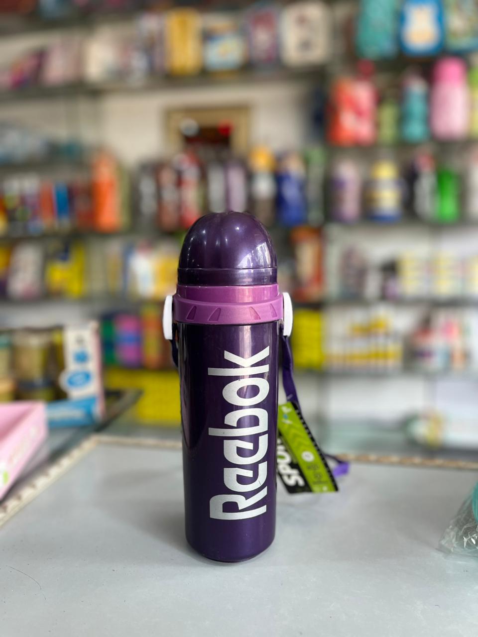 Reebok Print Sports Water Bottle with Adjustable Shoulder Strap