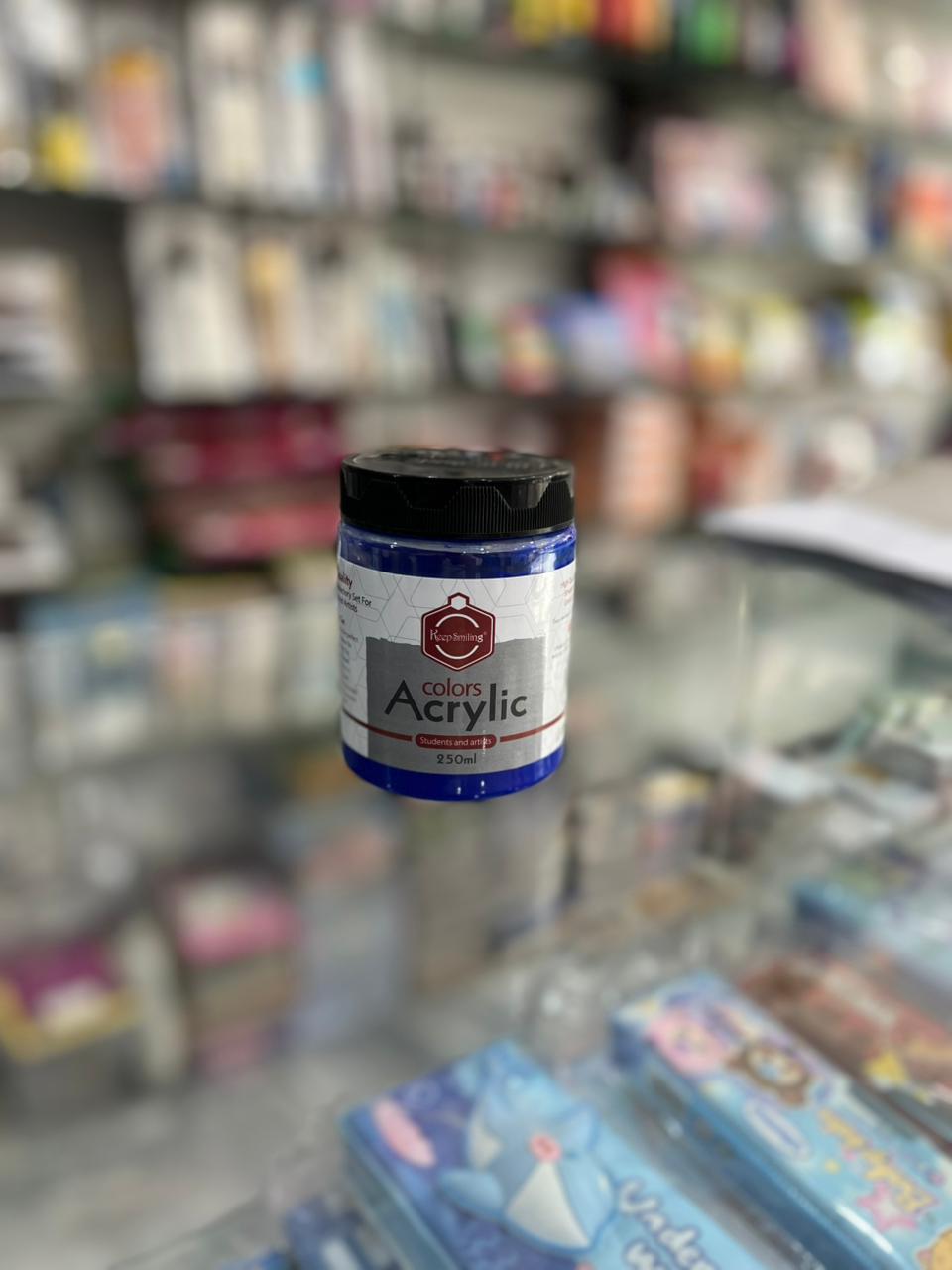 Keep Smiling Acrylic Colors – 250ml Professional Set