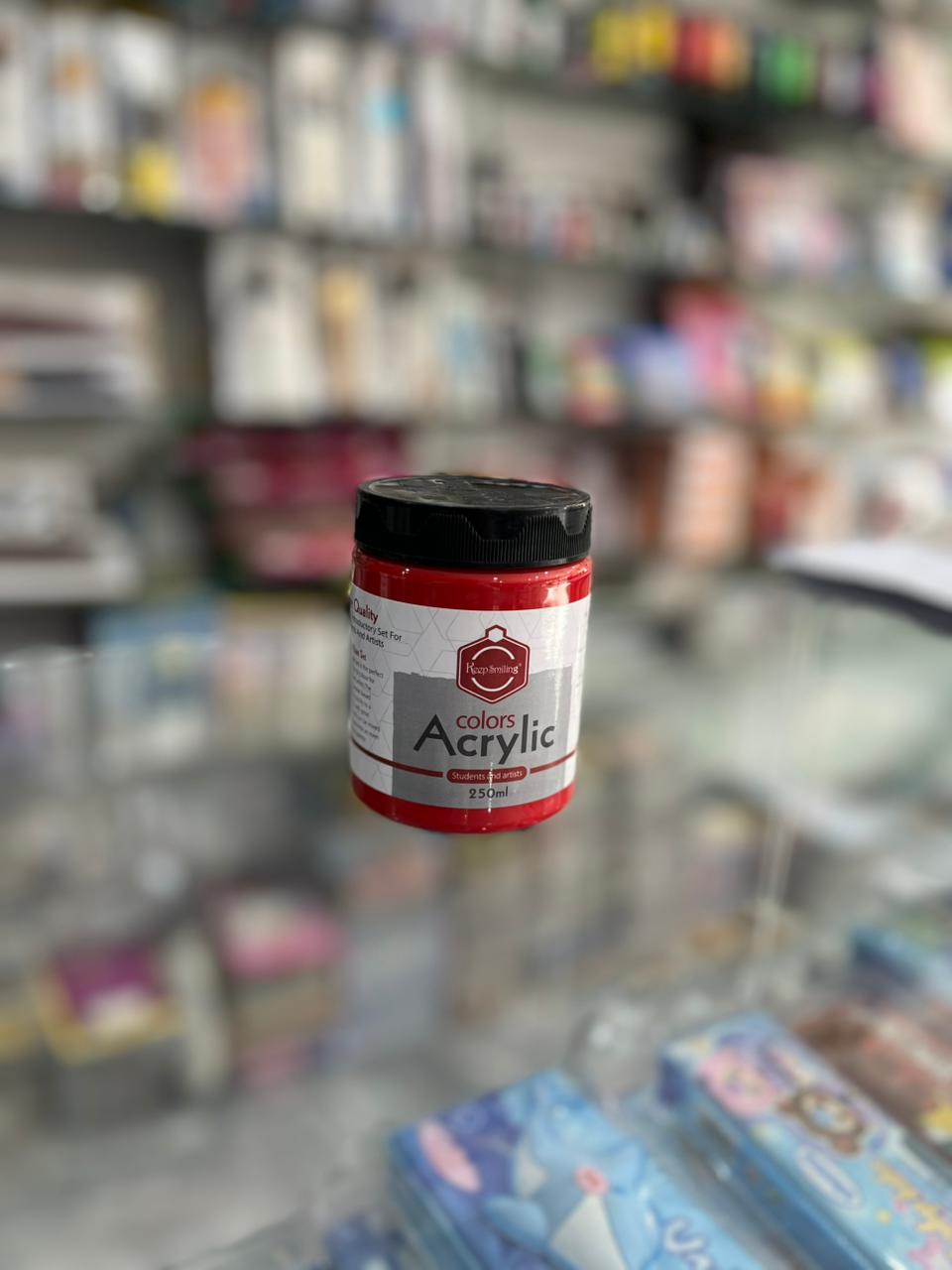 Keep Smiling Acrylic Colors – 250ml Professional Set