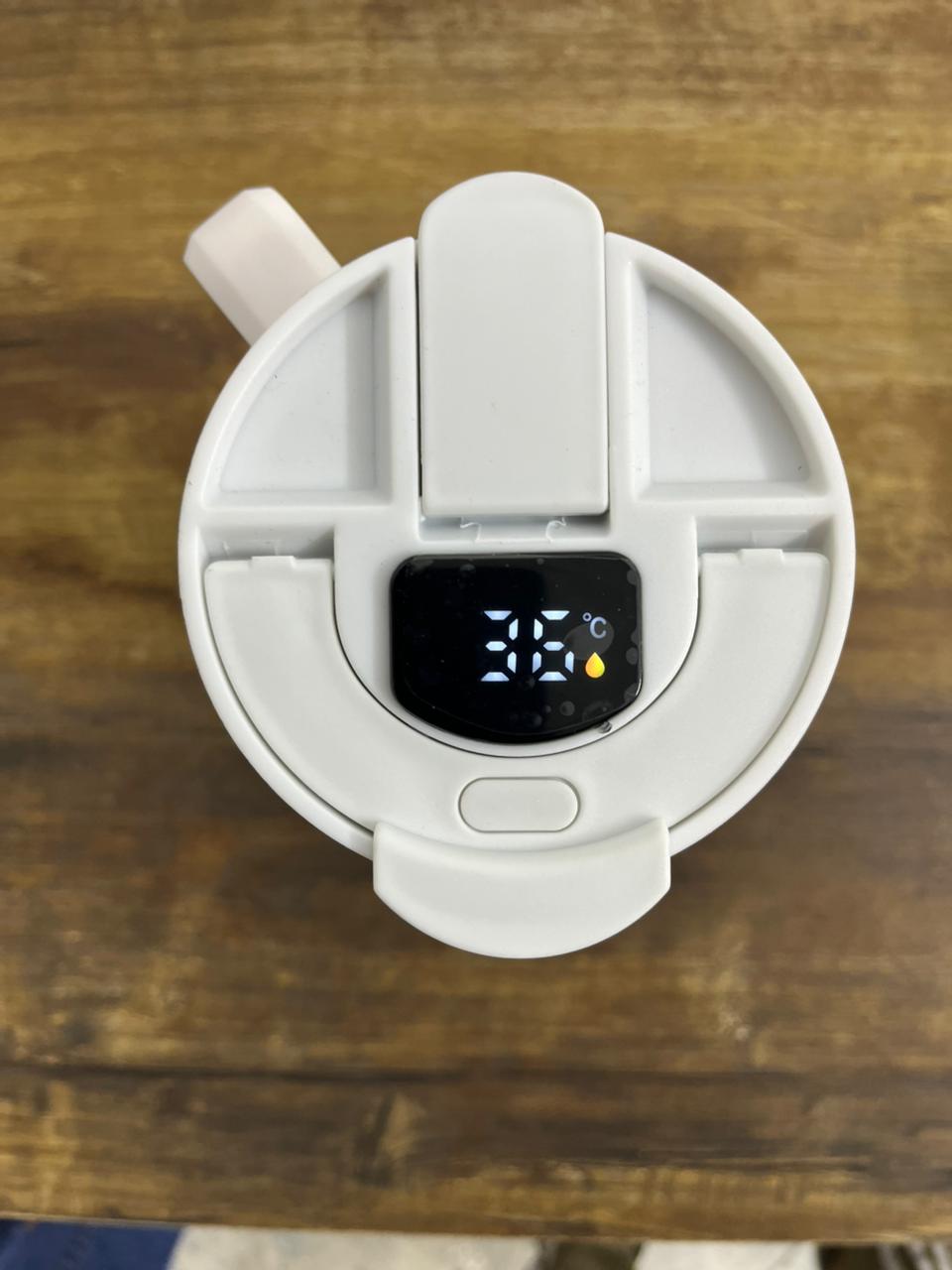 Smart Temperature-Display Floral Tumbler